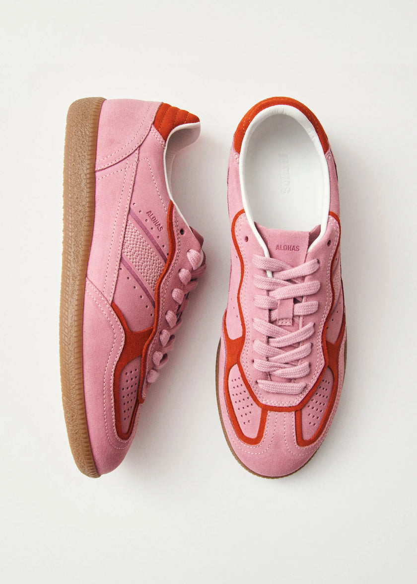 ALOHAS Pink Leather Sneakers