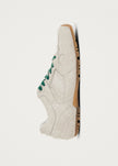 ALO Suede Fuzzy Grey Leather Sneakers