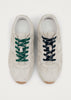 ALO Suede Fuzzy Grey Leather Sneakers