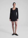 ALC Black Long Sleeve Mini Dress