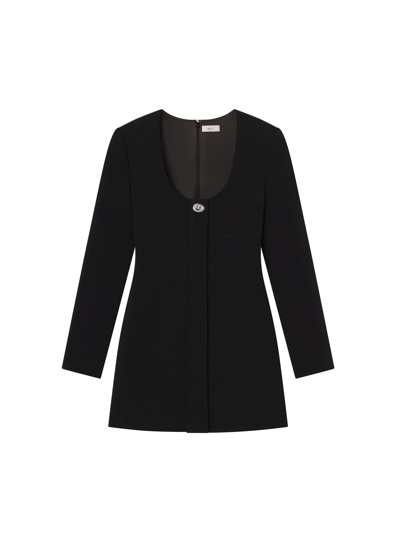ALC Black Long Sleeve Mini Dress
