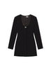 ALC Black Long Sleeve Mini Dress