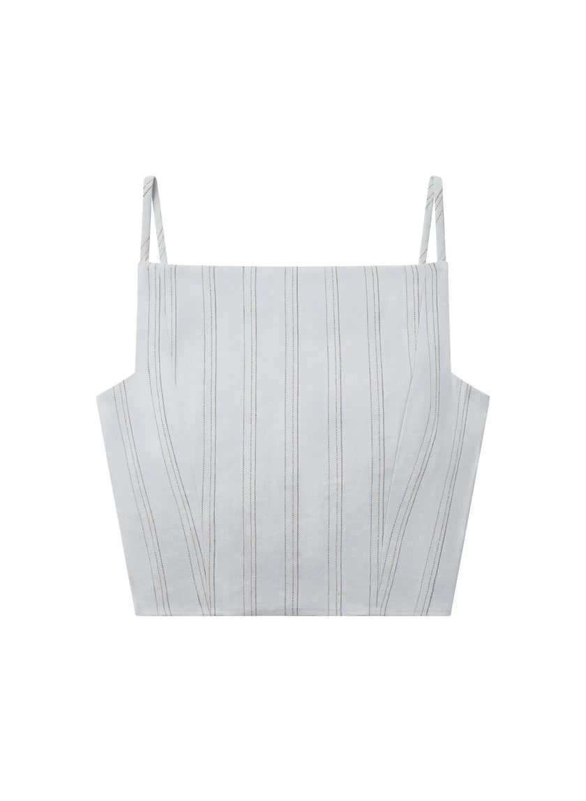 ALC Pinstripe Boatneck Top
