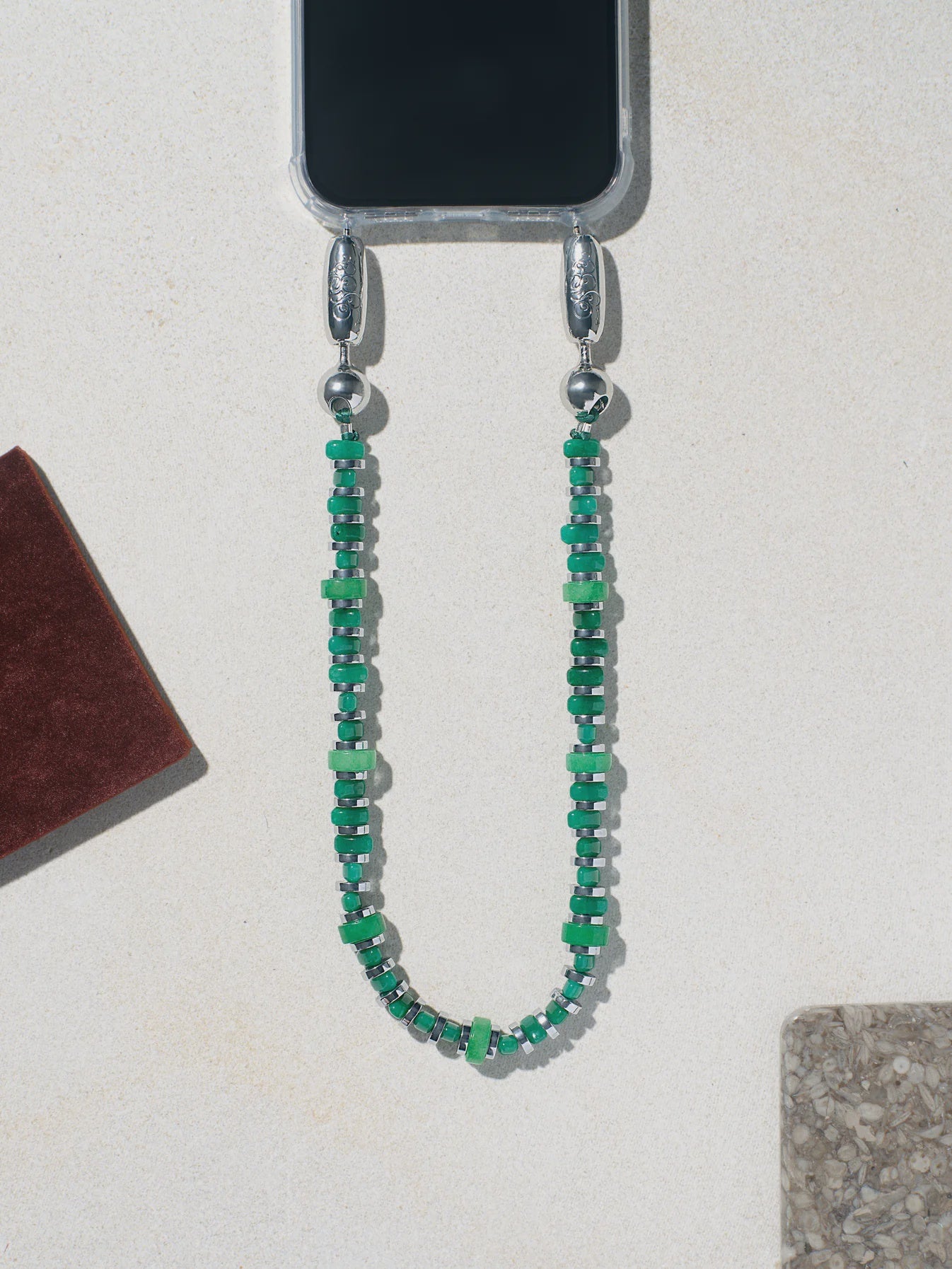 OSS Emerald Bead Wristlet