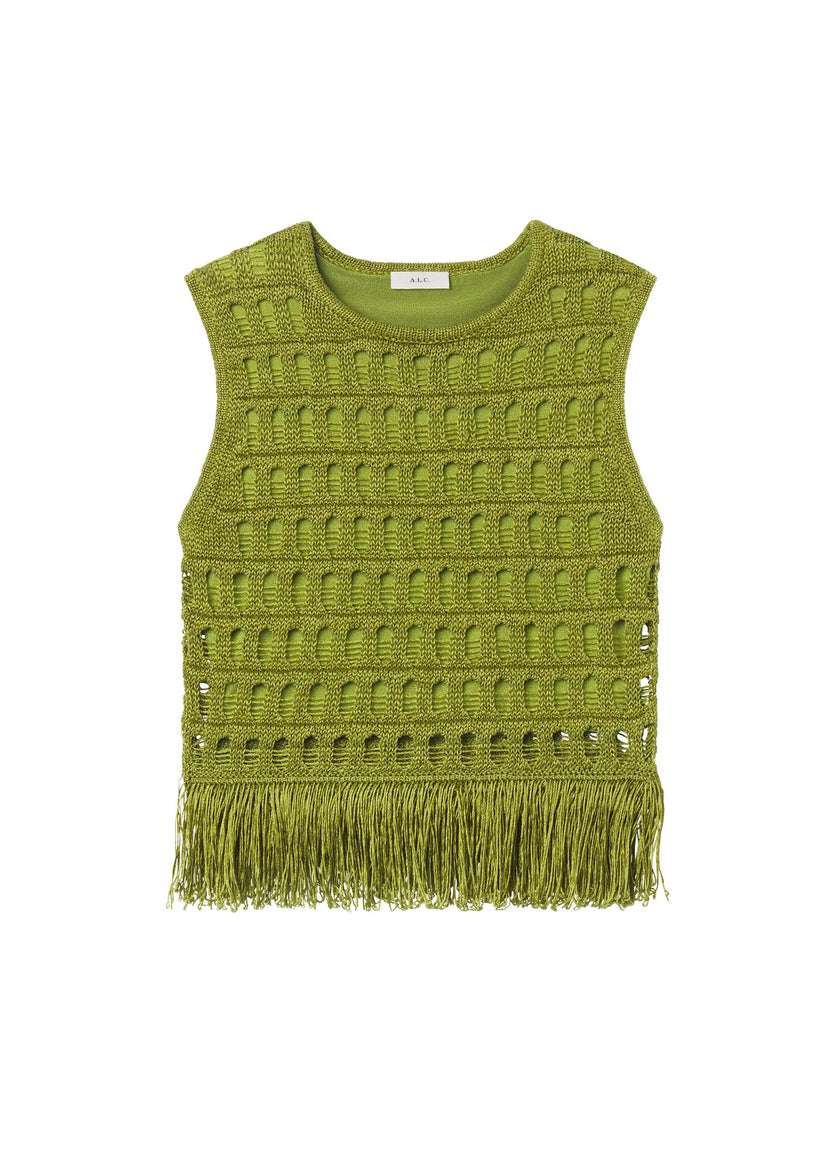 ALC Crochet Fringe Top
