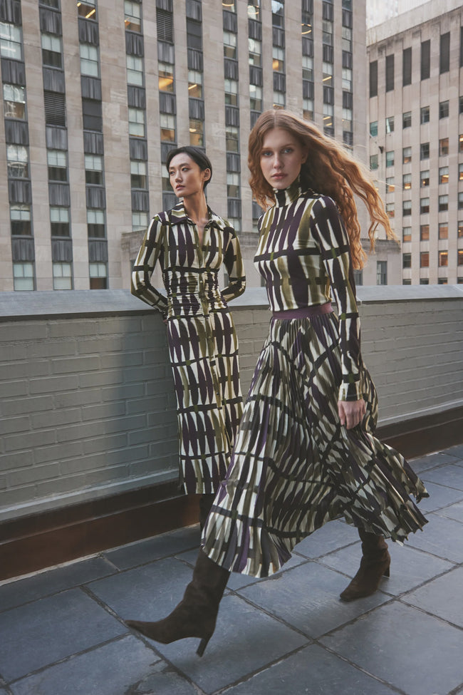 CC Patterned Jersey Dress