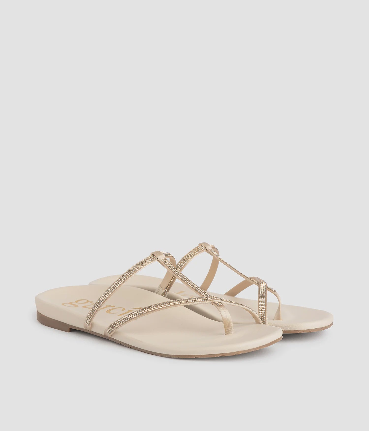 PG Flat Crystal Sandal