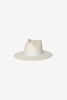 JL Bleach Straw Hat w/ White Strap