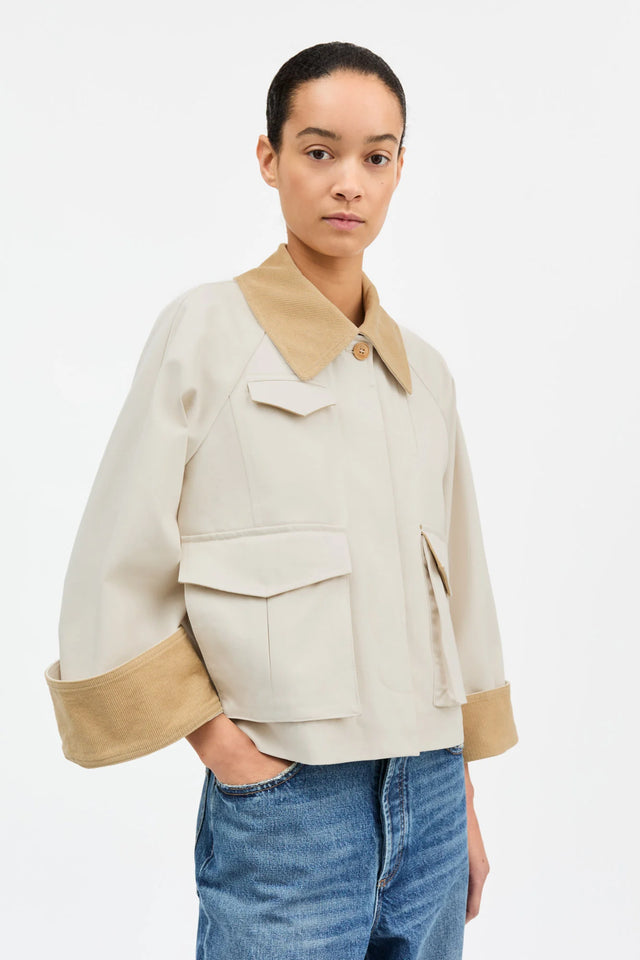SKS Collared Crop Jacket