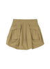 TEL Olive Cargo Mini Skirt