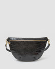 CLA Black Croc Fanny
