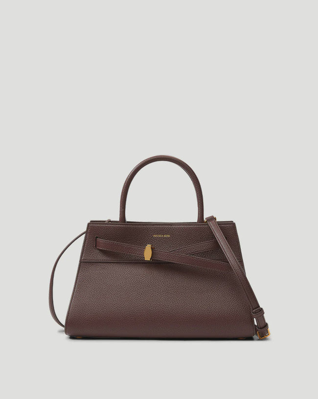 VER Dark Brown Leather Bag