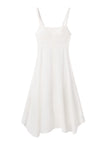 ALC Square Tank Linen Midi Dress