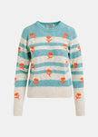 ESS Stipe Embroidered Sweater