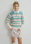 ESS Stipe Embroidered Sweater