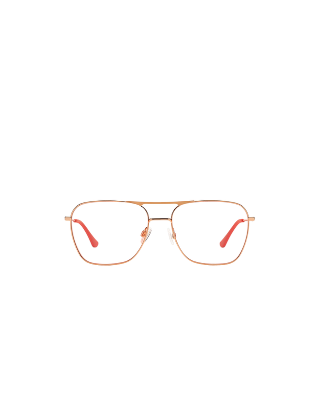 CAD Rose Gold Clear Lense Readers