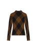 ALC Plaid Long Sleeve Turtleneck