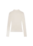 ALC White Long Sleeve Turtleneck Top