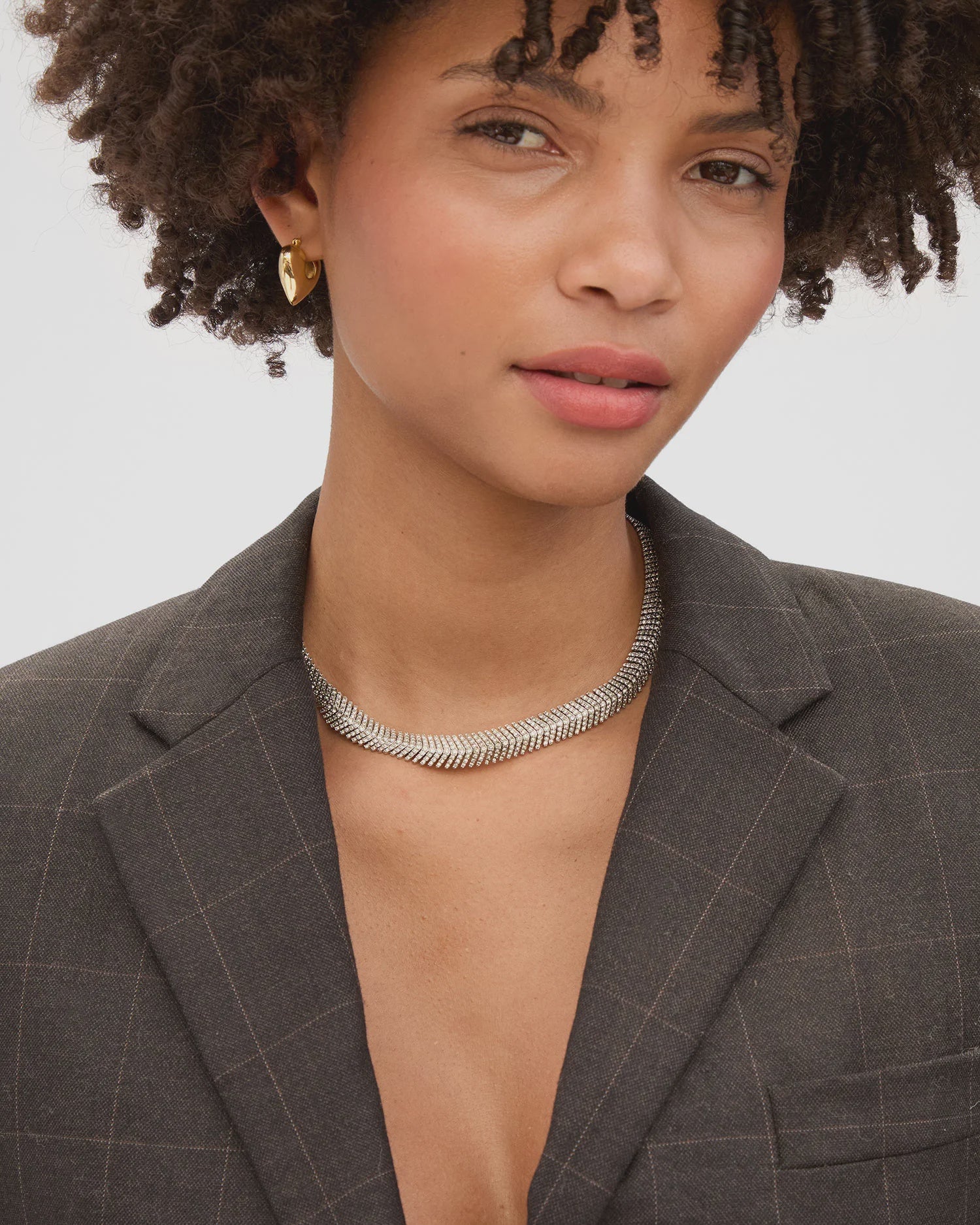 CLA Herringbone Collar Necklace