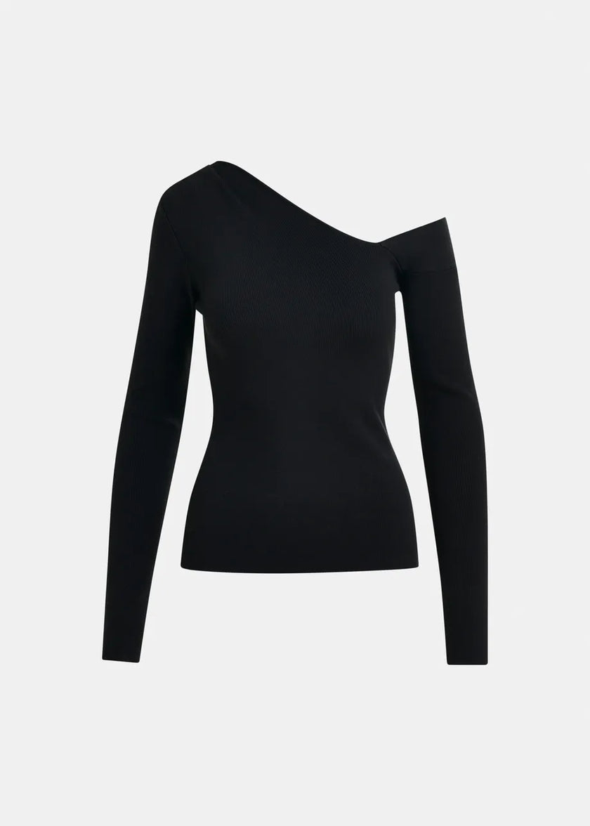 ESS Asymmetric Knit Top