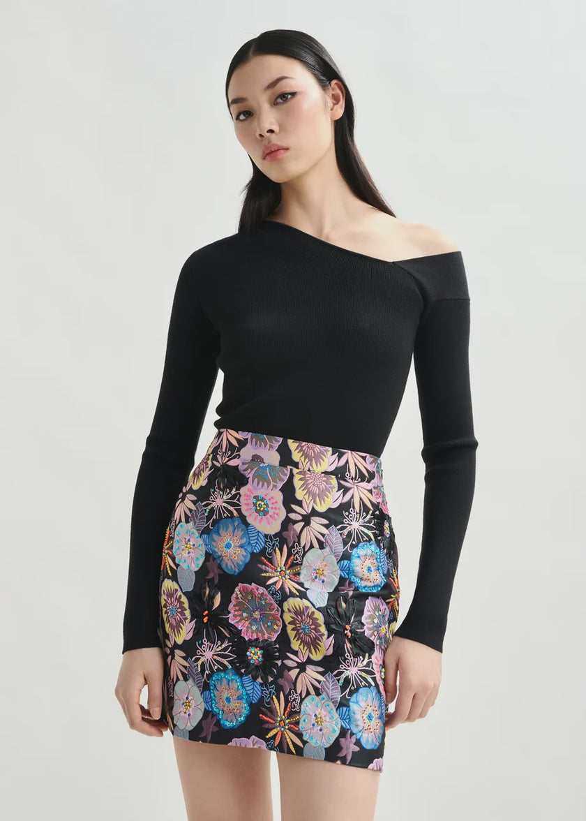 ESS Asymmetric Knit Top