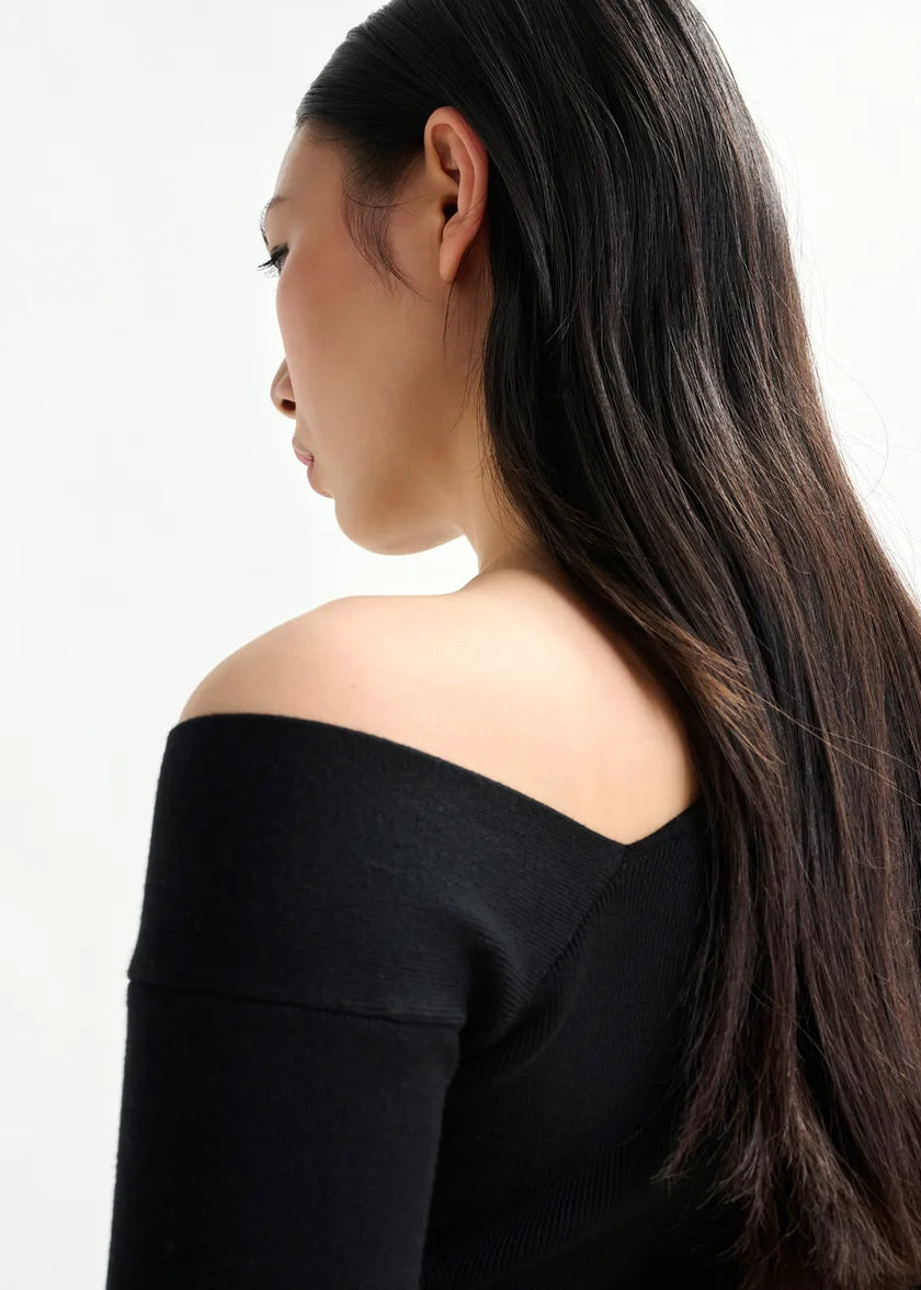 ESS Asymmetric Knit Top