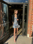 DEL Silver Sequin Mini Dress