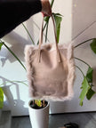 PG Fur Leather Tote