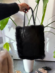 PG Fur Leather Tote