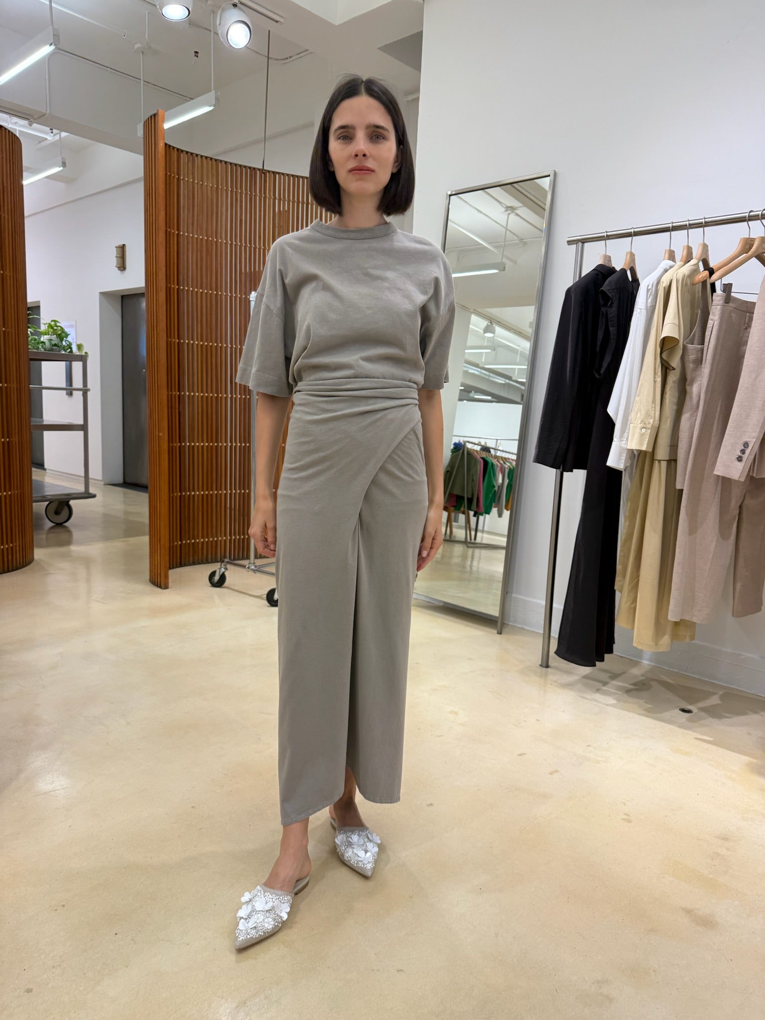 TEL Cotton Skirt Set