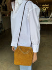 VER Mini Raffia Slouch Bag