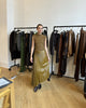 ALC Leather Pleated Skirt
