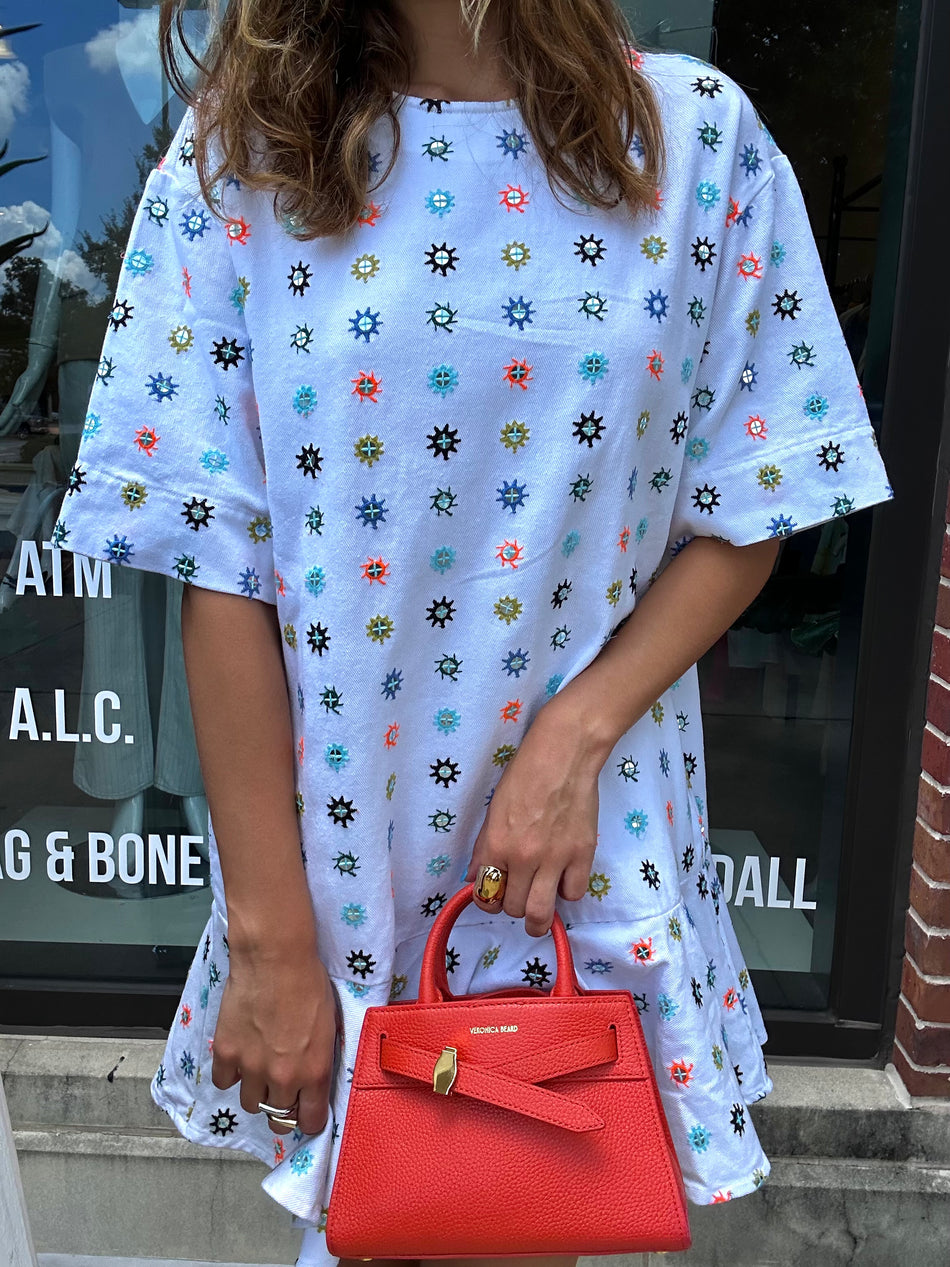 ESS Multi Ruffle Hem Dress