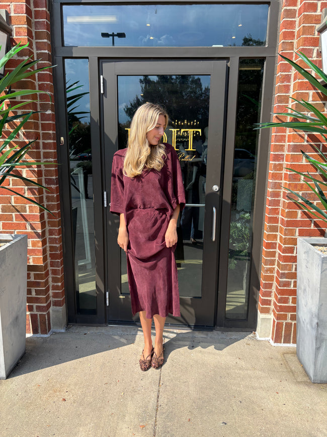 NAT Off the Cuff Merlot Top
