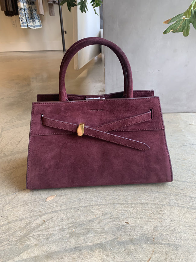 VER Plum Suede Bag