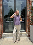 TEL Sleeveless Collared Shirt