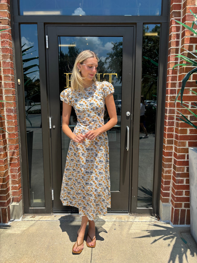DOE Short Sleeve Midi Dress