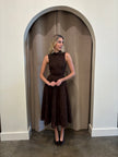 ROT Flower Mesh Flared Dress