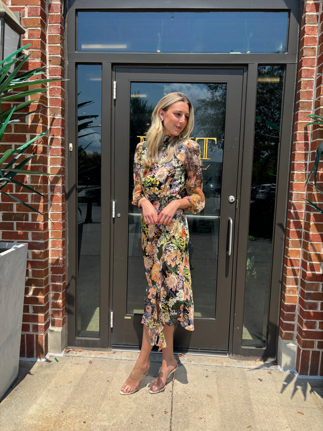 SAL Floral Midi Dress