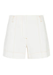 REB Ivory Denim Shorts