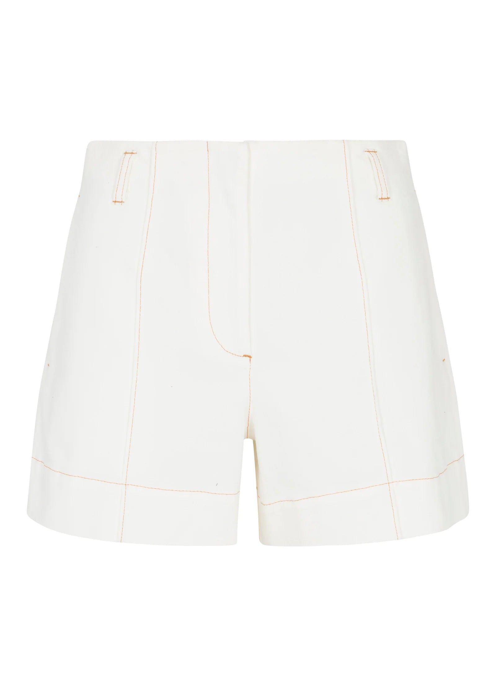 REB Ivory Denim Shorts
