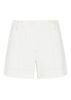 REB Ivory Denim Shorts