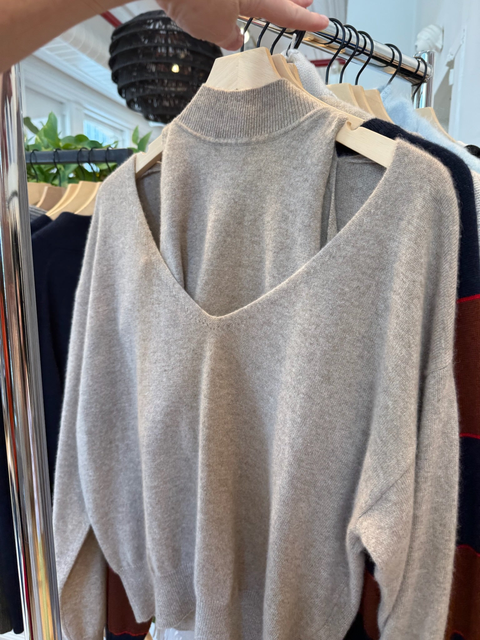WHI Layered V Neck Sweater
