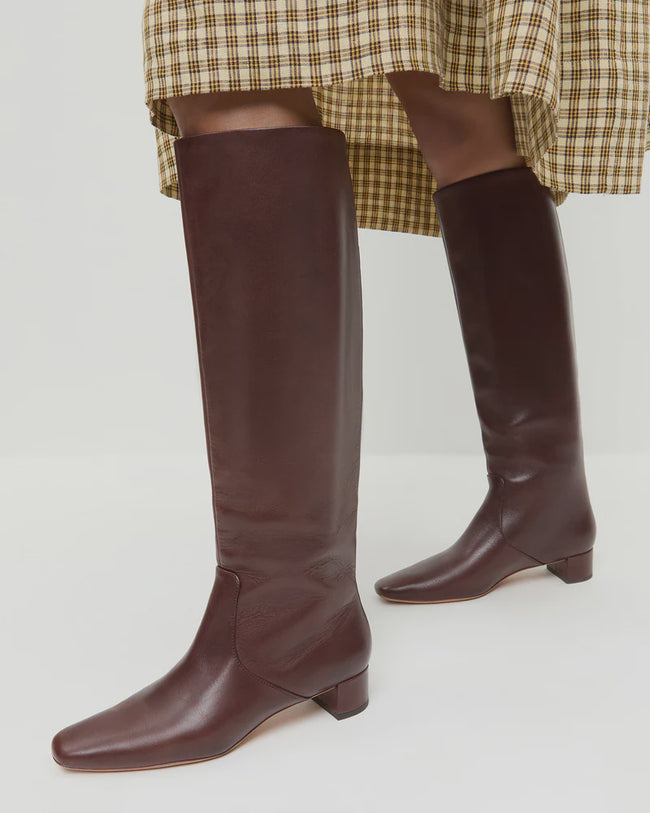 LOF Low Heel Espresso Boots