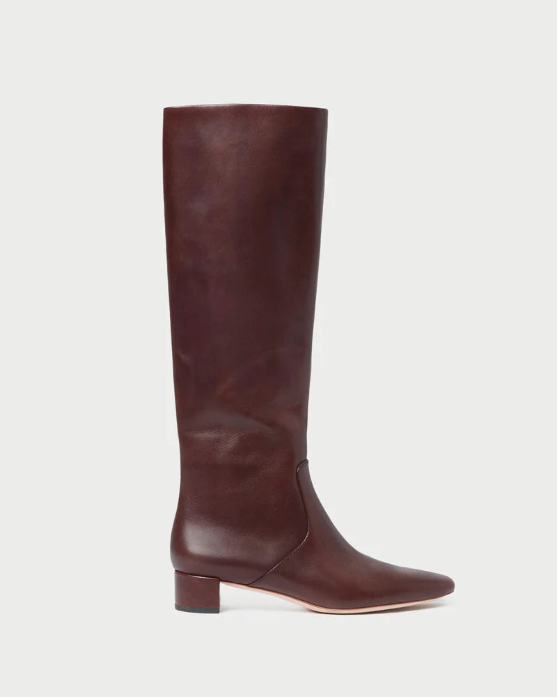LOF Low Heel Espresso Boots