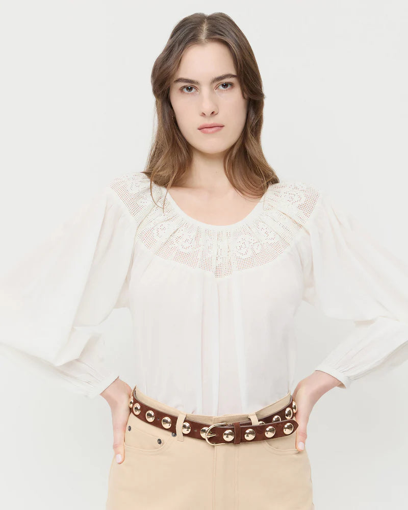 LOF Leather Studded Belt
