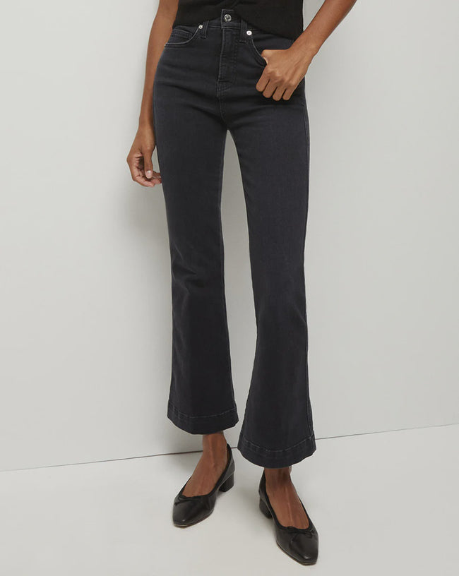 VER High Rise Ankle Flare Jeans