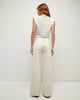 VER High Rise Wide Leg Jeans White