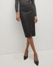 VB Knee Length Coated Skirt