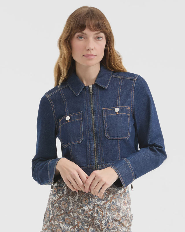 VER Fitted Jean Jacket
